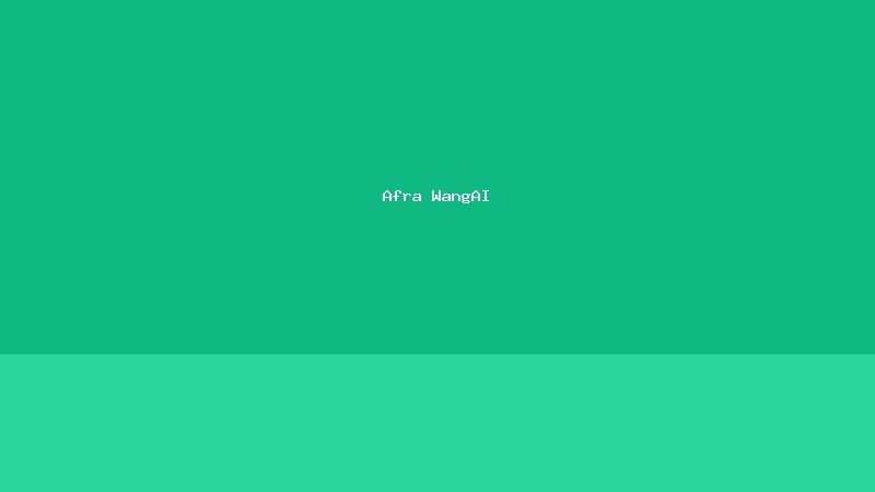 Afra Wang解读：中国AI发展策略与美国差异